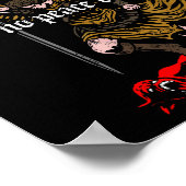 Make No Peace With Evil Archangel Michael Design  Poster (Hoek)