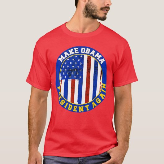 Make Obama Again Grappig T-shirt (Voorkant)