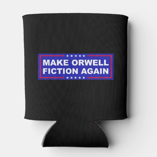 Make Orwell Fiction Again Blikjeskoeler (Achterkant)