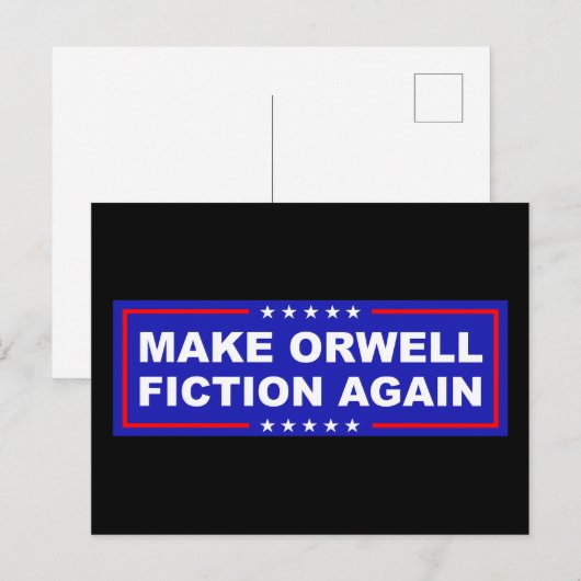 Make Orwell Fiction Again Briefkaart (Voorkant / Achterkant)