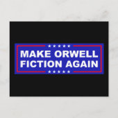 Make Orwell Fiction Again Briefkaart (Voorkant)