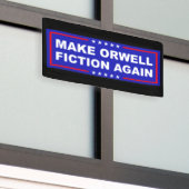 Make Orwell Fiction Again Spandoek (Buitenkant Gebouw)