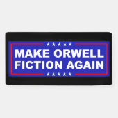 Make Orwell Fiction Again Spandoek (Horizontaal)