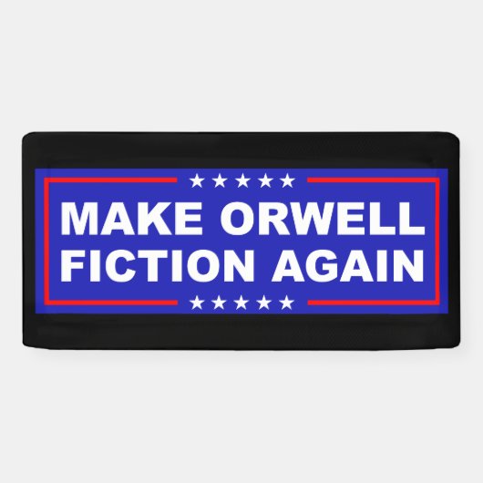 Make Orwell Fiction Again Spandoek (Horizontaal)