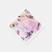 make-over glam sparkle verjaardagsfeest servet (Hoek)