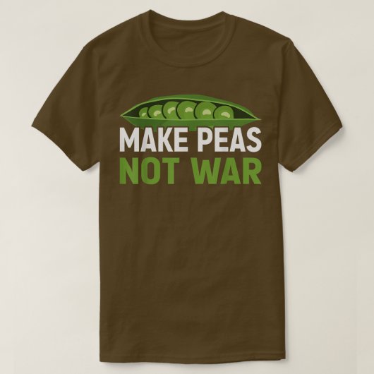 Make Peas not War 944 T-shirt (Design voorkant)