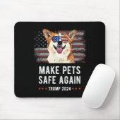 Make Pets Safe Again Corgi Hond Trump  Muismat (Met muis)