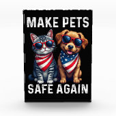 Make Pets Safe Again Grappig Fotoblokken (Voorkant)