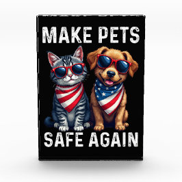 Make Pets Safe Again Grappig Fotoblokken