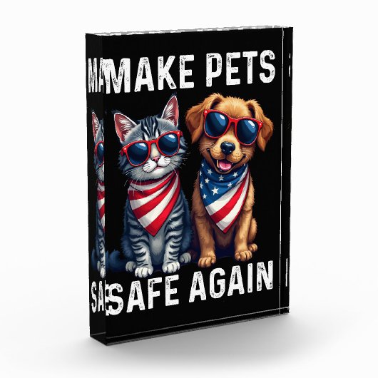 Make Pets Safe Again Grappig Fotoblokken (Links)