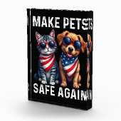 Make Pets Safe Again Grappig Fotoblokken (Rechts)