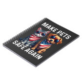 Make Pets Safe Again Grappig Notitieboek (Linkerzijde)