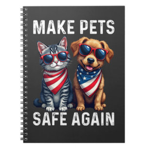 Make Pets Safe Again Grappig Notitieboek