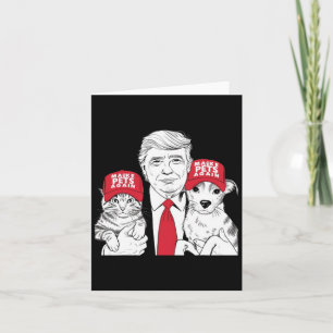 Make Pets Safe Again Verkiezing Mega Trump Grappig Kaart