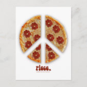"Make Pizza, Not War" Postcards Briefkaart (Voorkant)