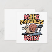 Make Progress Daily Kaart (Voorkant / Achterkant)