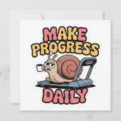 Make Progress Daily Kaart (Voorkant)