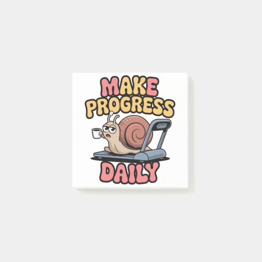 Make Progress Daily Post-it® Notes (Voorkant)