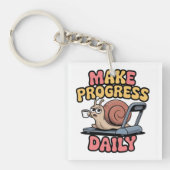 Make Progress Daily Sleutelhanger (voorkant)