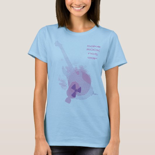 MAKE ROCK NIET WAAR T-SHIRT (Voorkant)