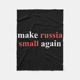 Make Russia Small Again Politieke Stellingname Oek Fleece Deken
