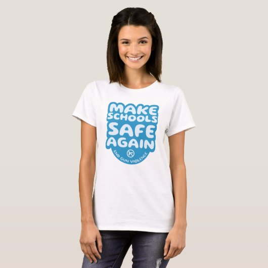 Make Schools Safe Again T-shirt (Voorkant volledig)