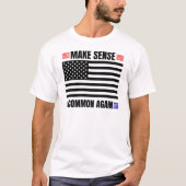 Make Sense Again Retro T-shirt Design (Voorkant)