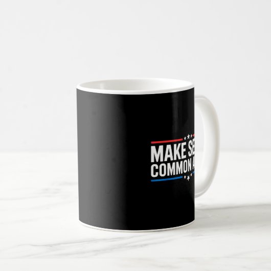 Make Sense Common Again Koffiemok (Voorkant rechts)