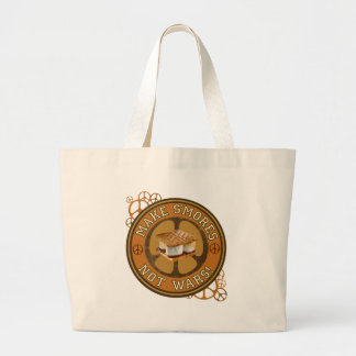 Make S'mores not Wars Canvas tas