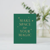 Make Space for Your Magic Briefkaart (Staand voorkant)