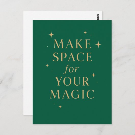 Make Space for Your Magic Briefkaart (Voorkant / Achterkant)