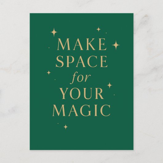 Make Space for Your Magic Briefkaart (Voorkant)