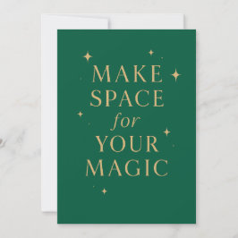 Make Space for Your Magic Kaart