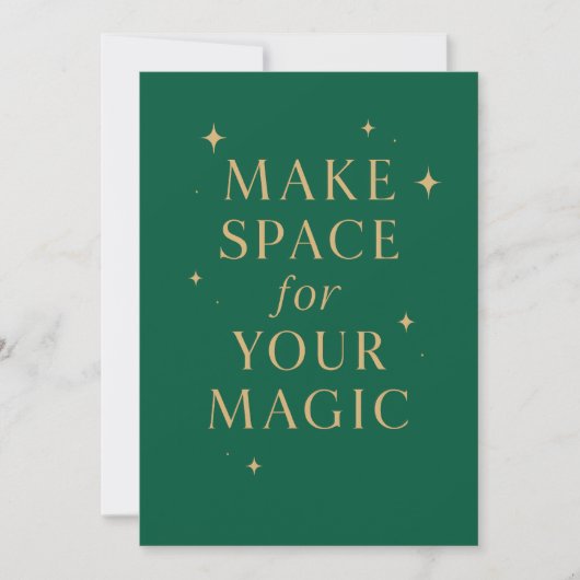 Make Space for Your Magic Kaart (Voorkant)