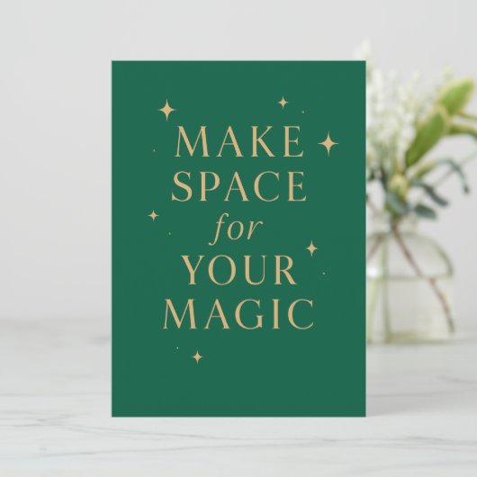 Make Space for Your Magic Kaart (Staand voorkant)