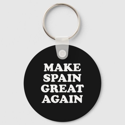 Make Spain Great Again Parodie  Sleutelhanger (Voorkant)