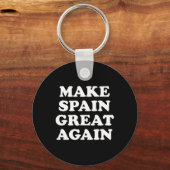Make Spain Great Again Parodie  Sleutelhanger (Voorkant)