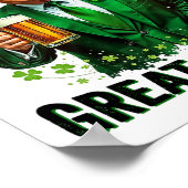 Make St Patricks Day Great Again Trump Shamrock Ir Poster (Hoek)