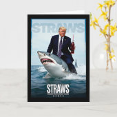 Make Straws Great Again Meme-ontwerp Kaart (Gele Bloem)
