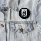 Make Straws Great Again Meme-ontwerp Ronde Button 5,7 Cm (In situ)
