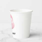 make-Sweet Affectie 'Beste MAM Ooit' Papieren beke Bekers (Achterkant)