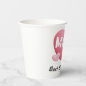 make-Sweet Affectie 'Beste MAM Ooit' Papieren beke Papieren Bekers (Voorkant)