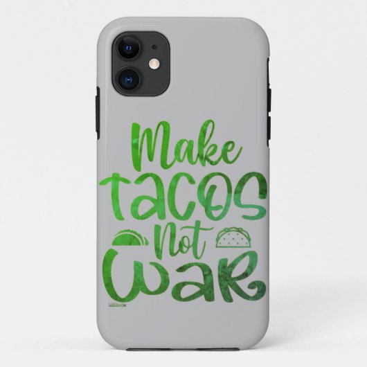 MAKE TACOS, NIET WAR grappige taco minnaar Case-Mate iPhone Case (Achterkant)