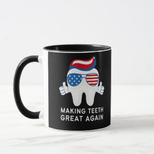Make Teeth Great Again 4 juli Tandheelkundig Mok