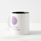 Make that the cat wise tweekleurige koffiemok (Voorkant links)