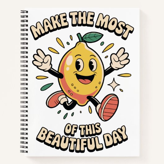 Make the Most – Lemon Journal Joy Notitieboek (Voorkant)