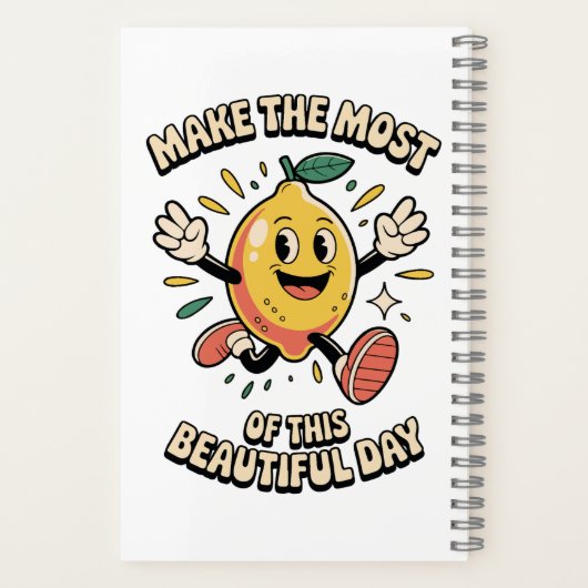 Make the Most – Lemon Journal Joy Notitieboek (Achterkant)
