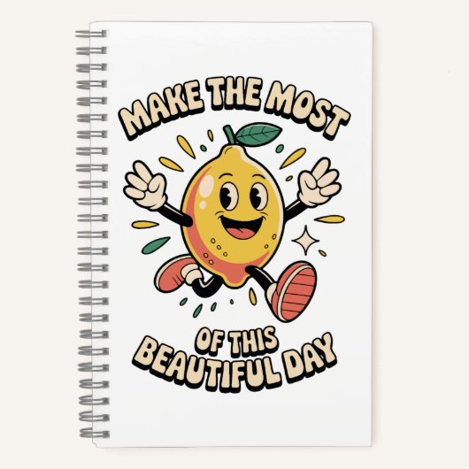 Make the Most – Lemon Journal Joy Notitieboek (Voorkant)