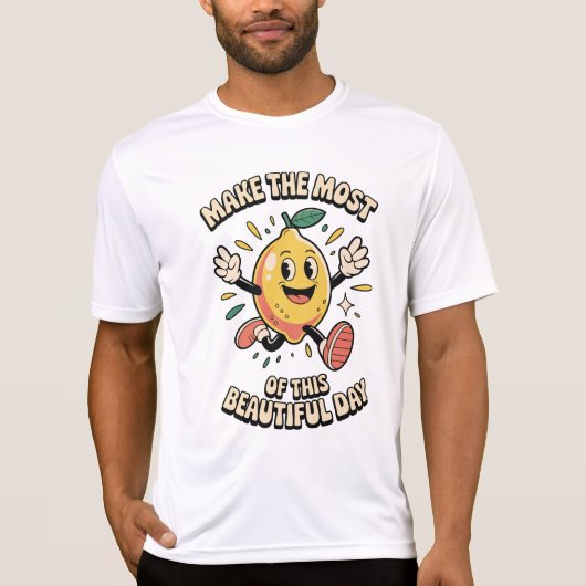 Make the Most – Lemon Power Men's T-shirt (Voorkant)
