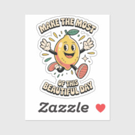 Make the Most – Lemon Vinyl Sticker